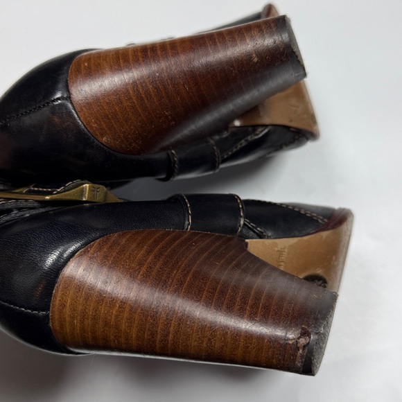 FRYE High Heel Boho Cowgirl Roper Boots  Leather Andrea S-490 Sz 7 - Picture 9 of 10